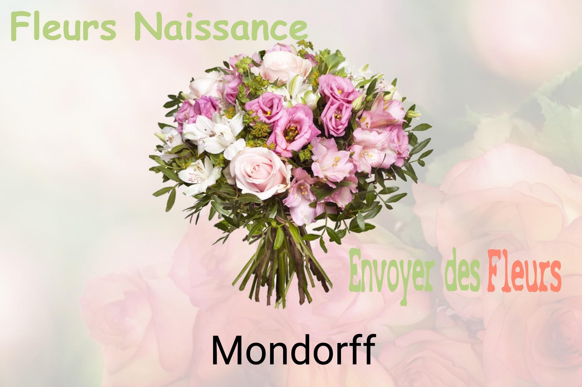 Bouquet de fleurs de naissance livré à Mondorff